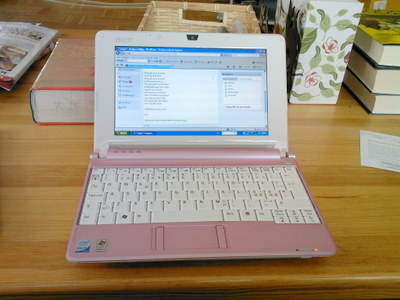 Min lilla rosa dator